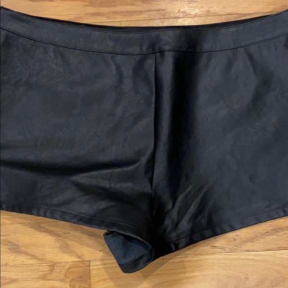 NWT pleather shorts - Picture 3 of 3